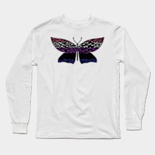 Swirls and Silk - Genderfluid Flag Long Sleeve T-Shirt